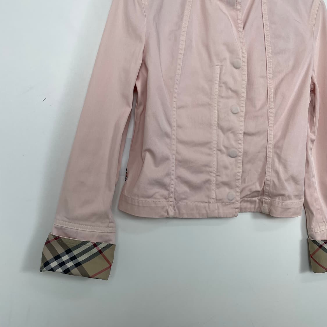 버버리 이탈리아 메이드 여성 코튼자켓 (UK6) 상품이미지4