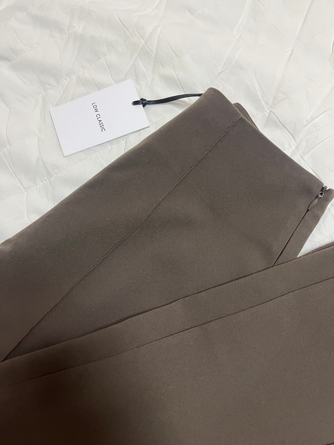 로우클래식 부츠컷 팬츠 S 카키브라운 상품이미지4