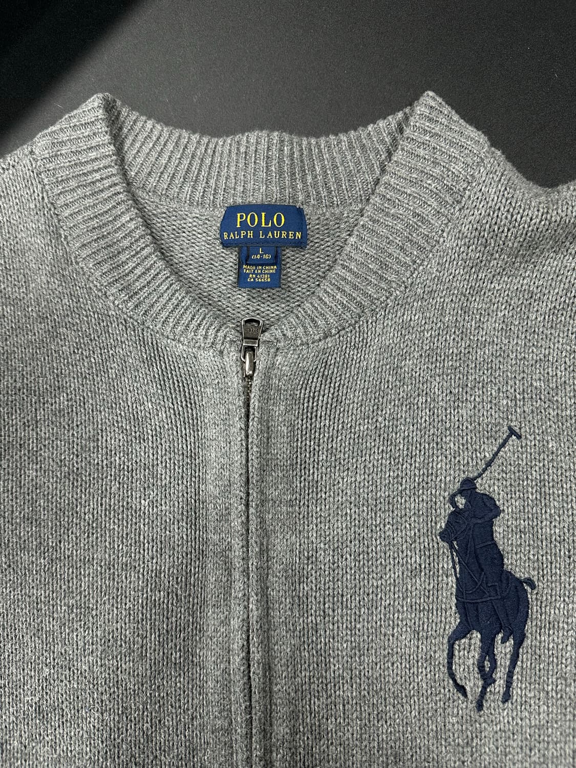 폴로 랄프로렌 빅포니 니트 집업 상품이미지5