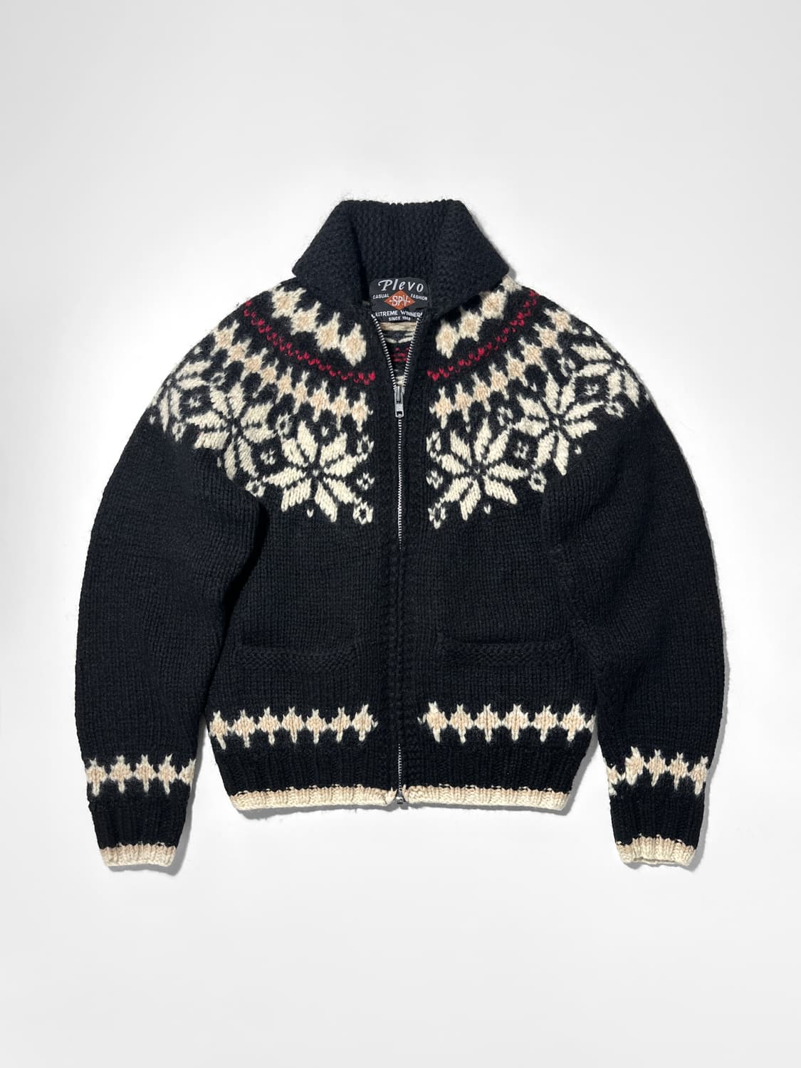 빈티지 눈꽃 코위찬 스웨터  상품이미지2