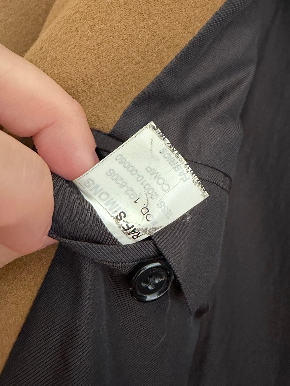 라프시몬스 rafsimons 더블 브레스티드 라펠 코트 상품이미지9