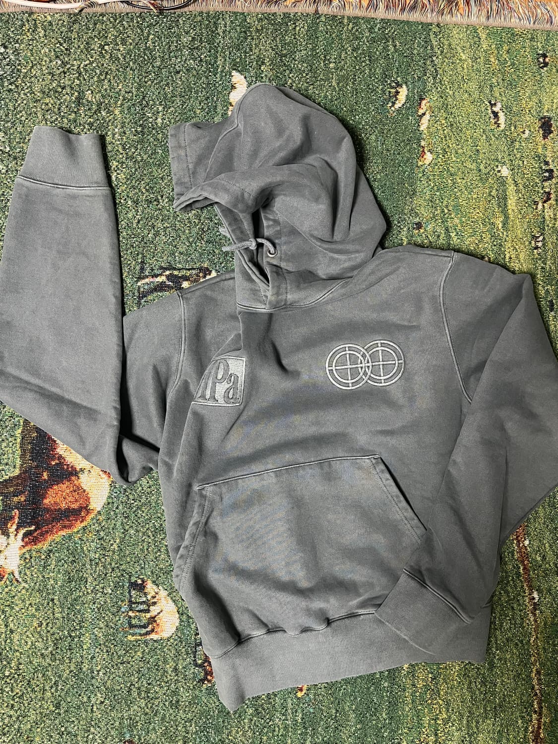 플라스틱 프로덕트 미드그린 후드티 상품이미지2