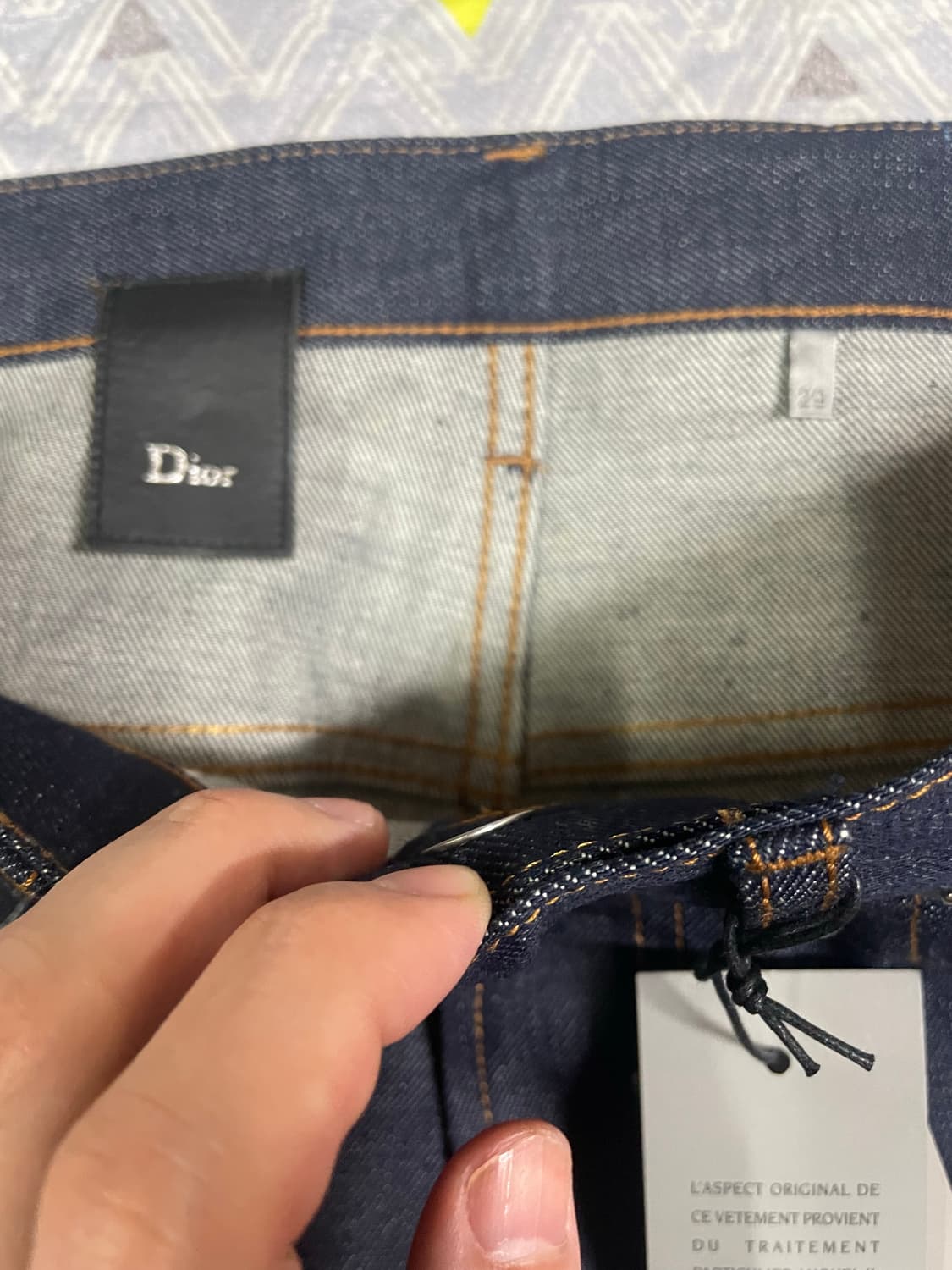 디올옴므 MIJ 생지 RAW 데님 29 상품이미지3