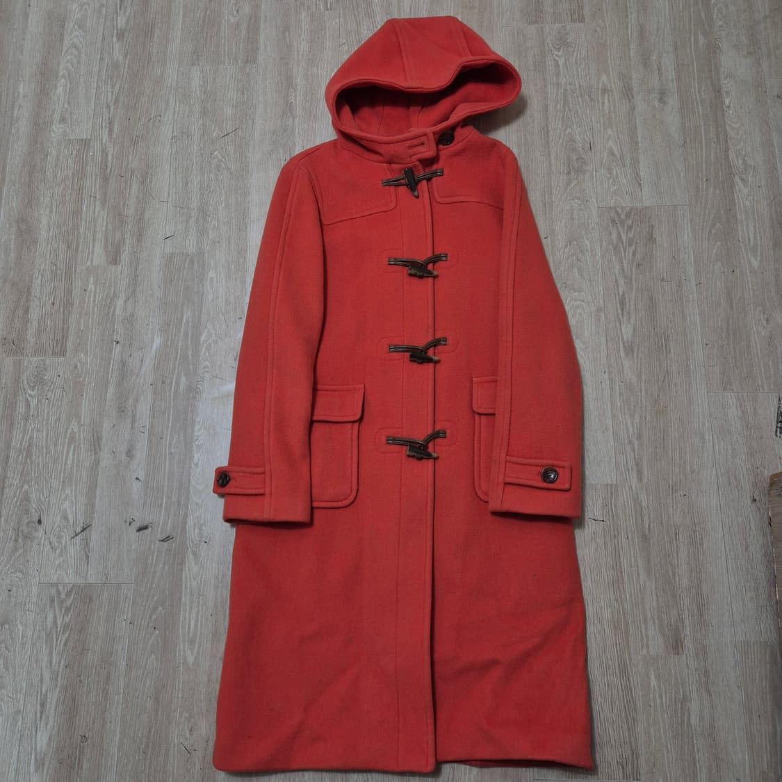 SJSJ 모직 후드 떡볶이코트 88-98-165 상품이미지1