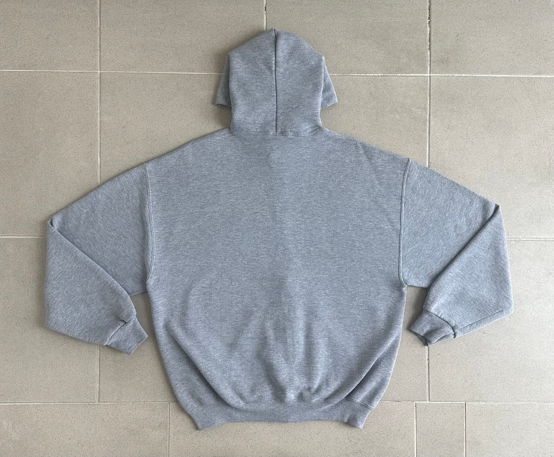 90s 빈티지 러셀 후드집업 그레이 XL 상품이미지2