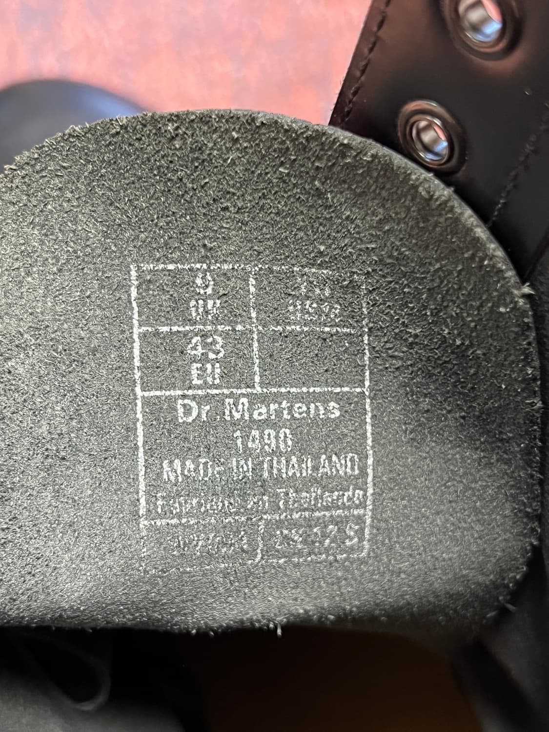 [280] 닥터마틴 1490 10홀 부츠 블랙 43 상품이미지5