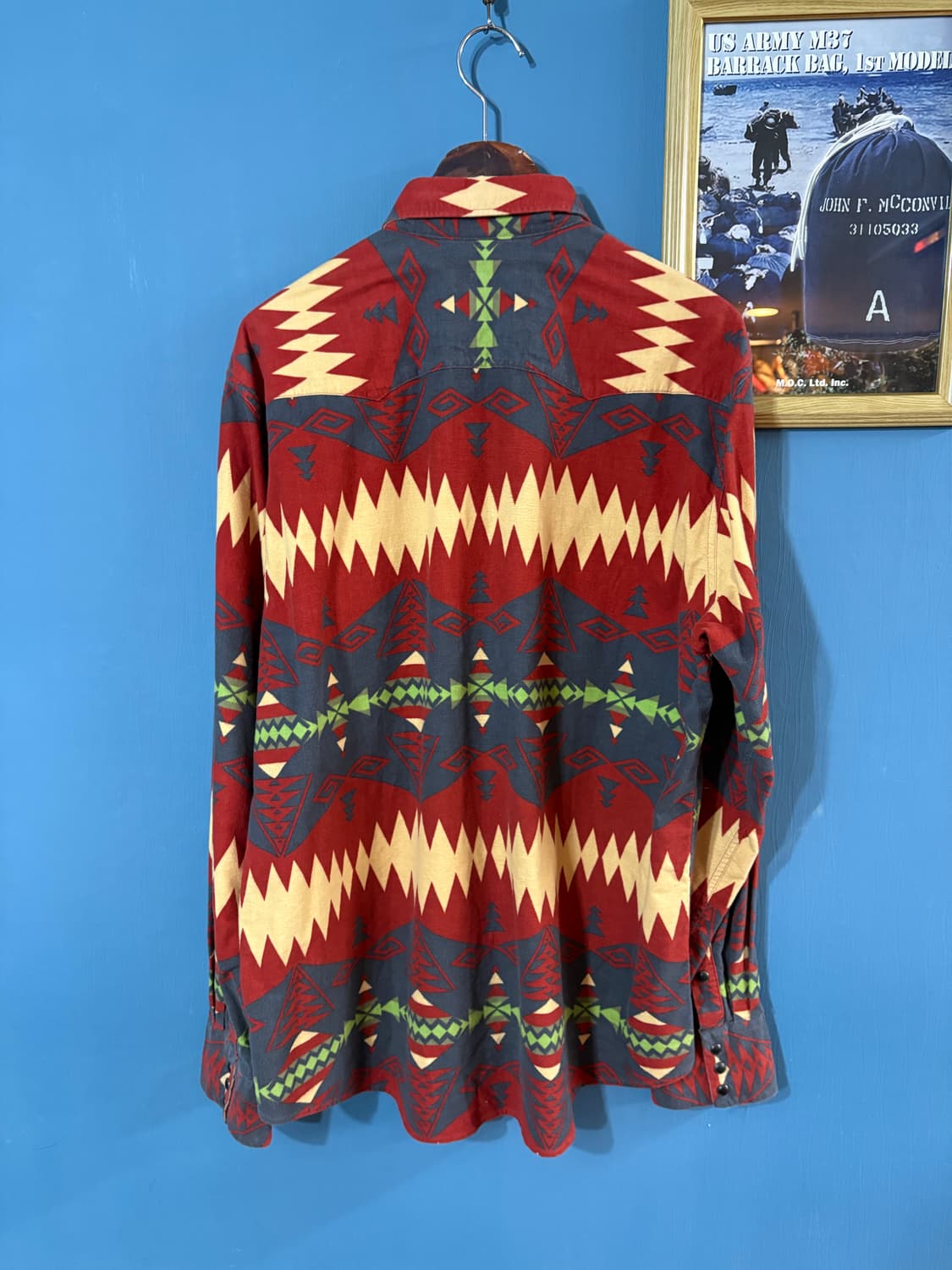 90-00’s polo jeans western shirt. 상품이미지10