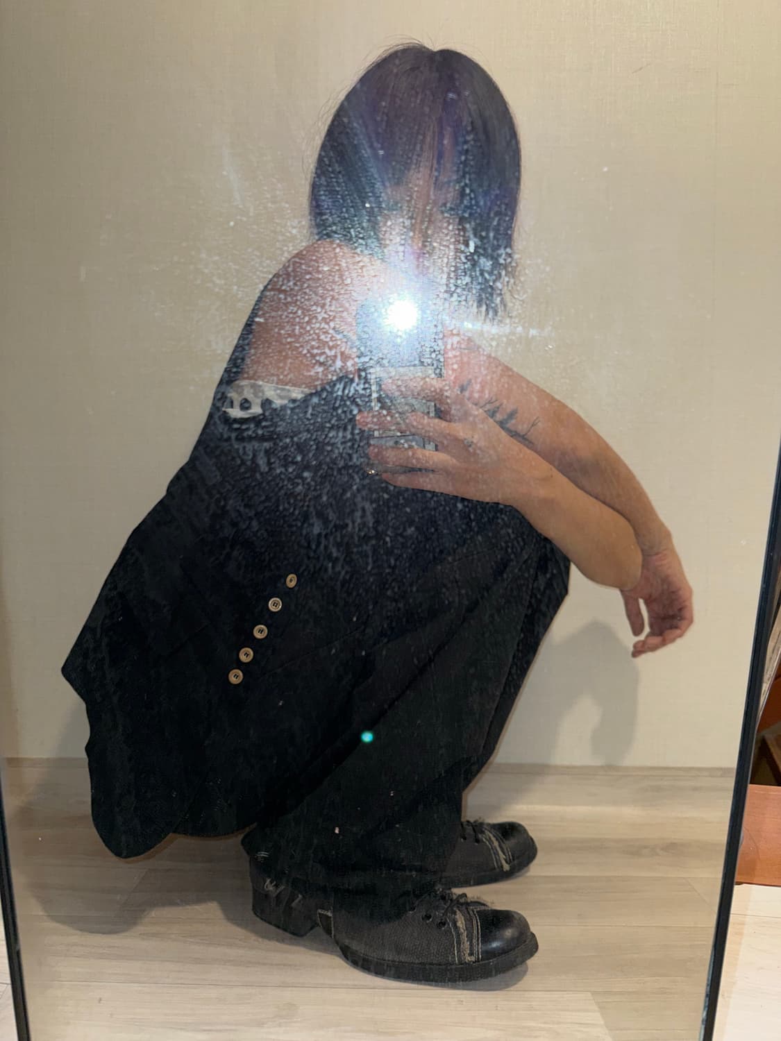 VTG 버튼 린넨 베스트 상품이미지7