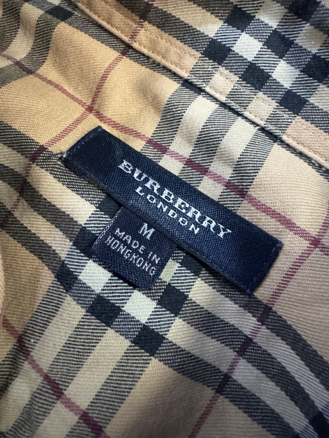 버버리 런던 시그니처 노바체크 반팔 셔츠 M ~ L 상품이미지3