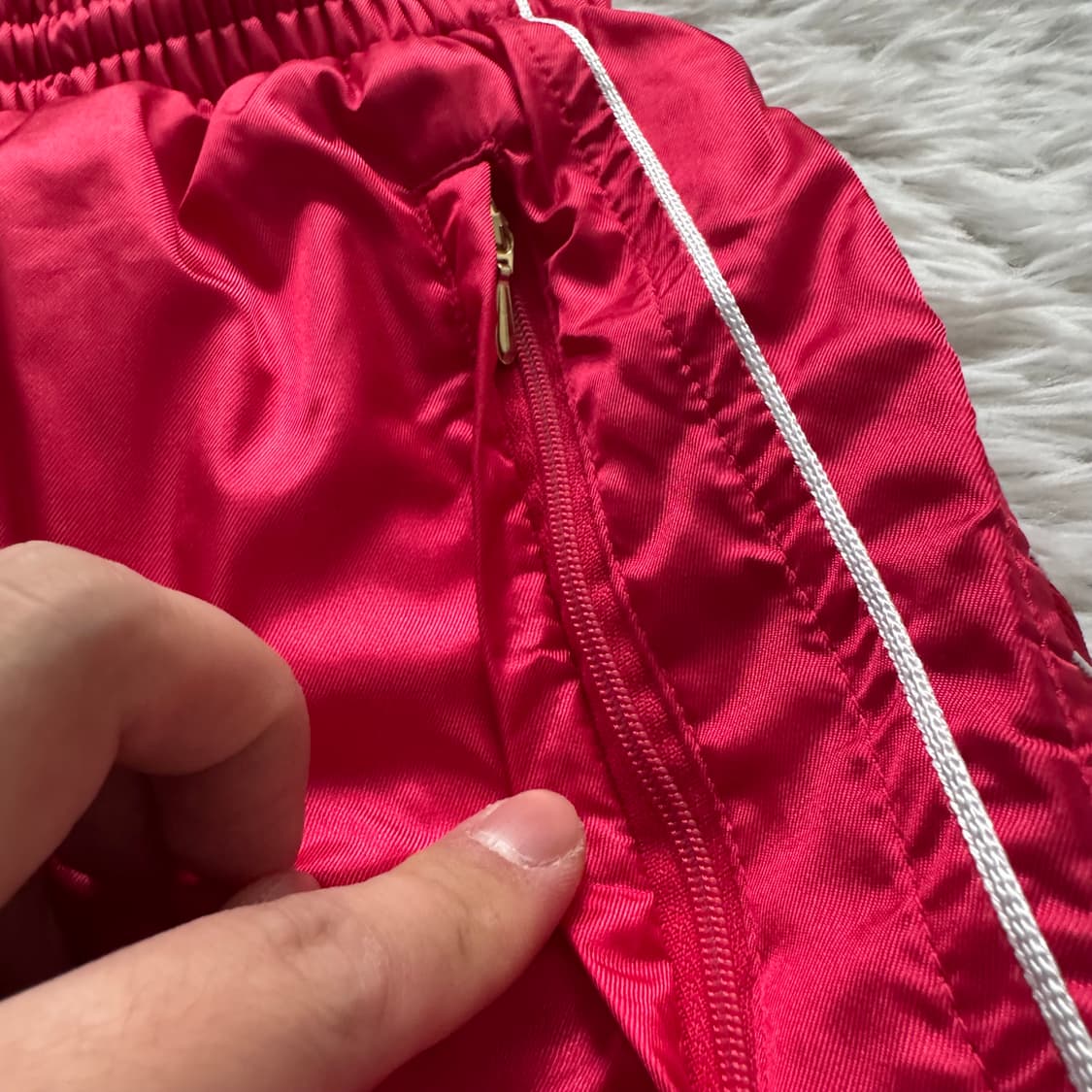 ADIDAS 일본빈티지 나일론 와이드 팬츠 아디다스 나일론팬츠 L 상품이미지5