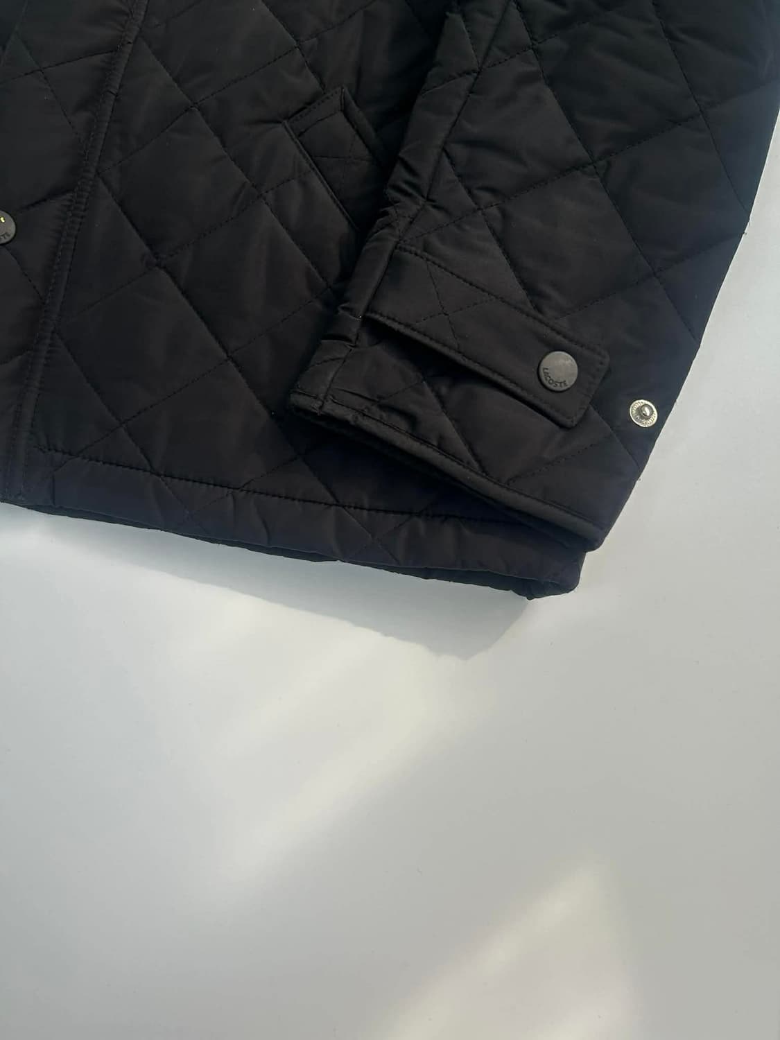 [50] 라코스테 블랙 스냅 퀄팅 자켓 상품이미지7