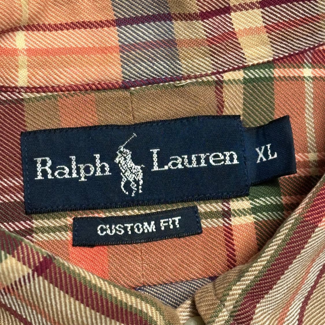 XL 폴로랄프로렌 커스텀 핏 타탄 체크 셔츠 상품이미지4
