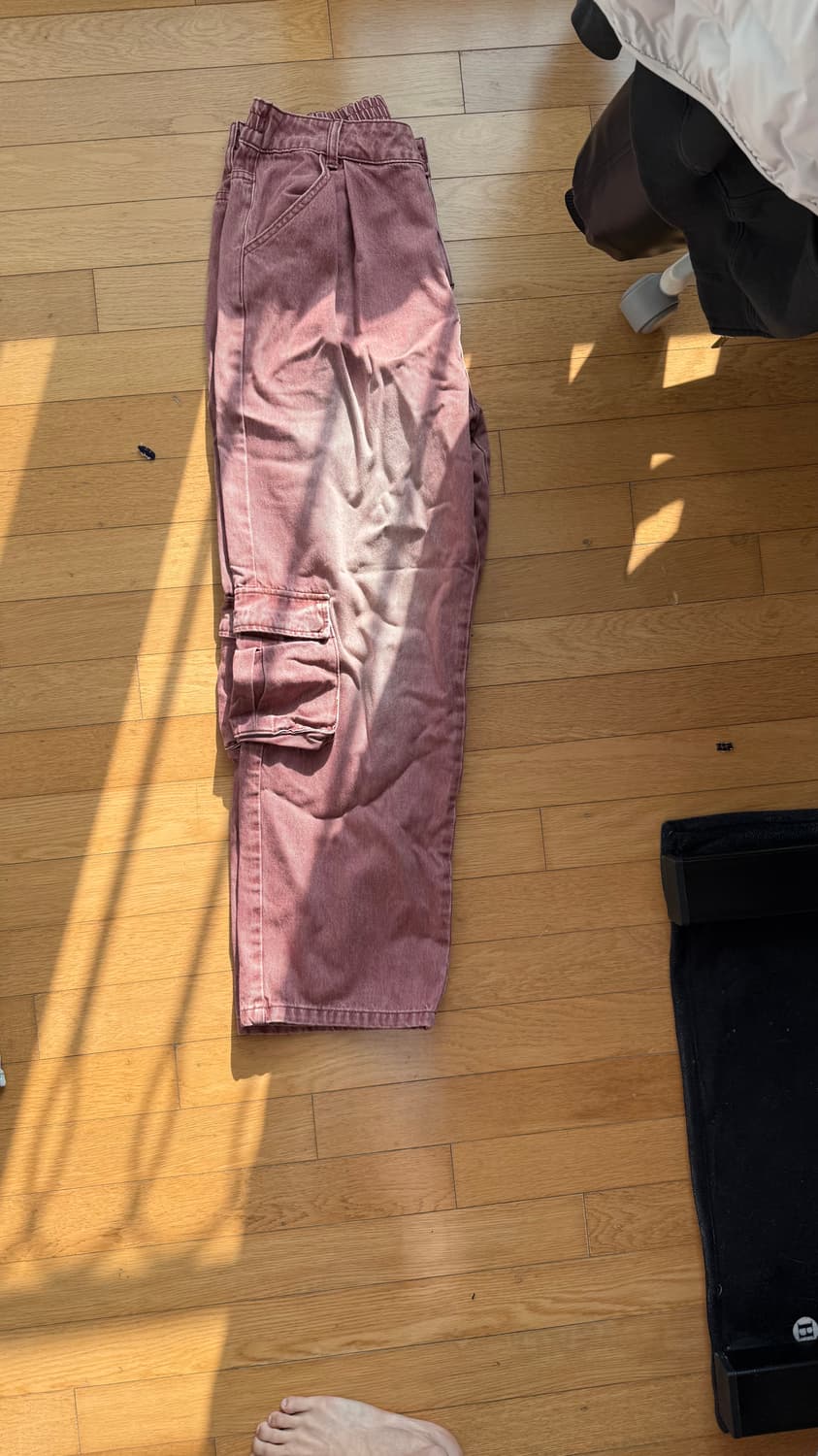 엑스톤즈 데님 파스텔 카고 팬츠 상품이미지1