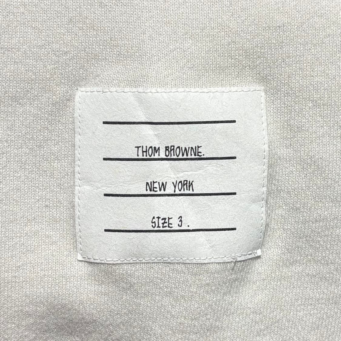 A+ / 3 (30~) 톰브라운 사선 조거팬츠 아이보리 상품이미지4