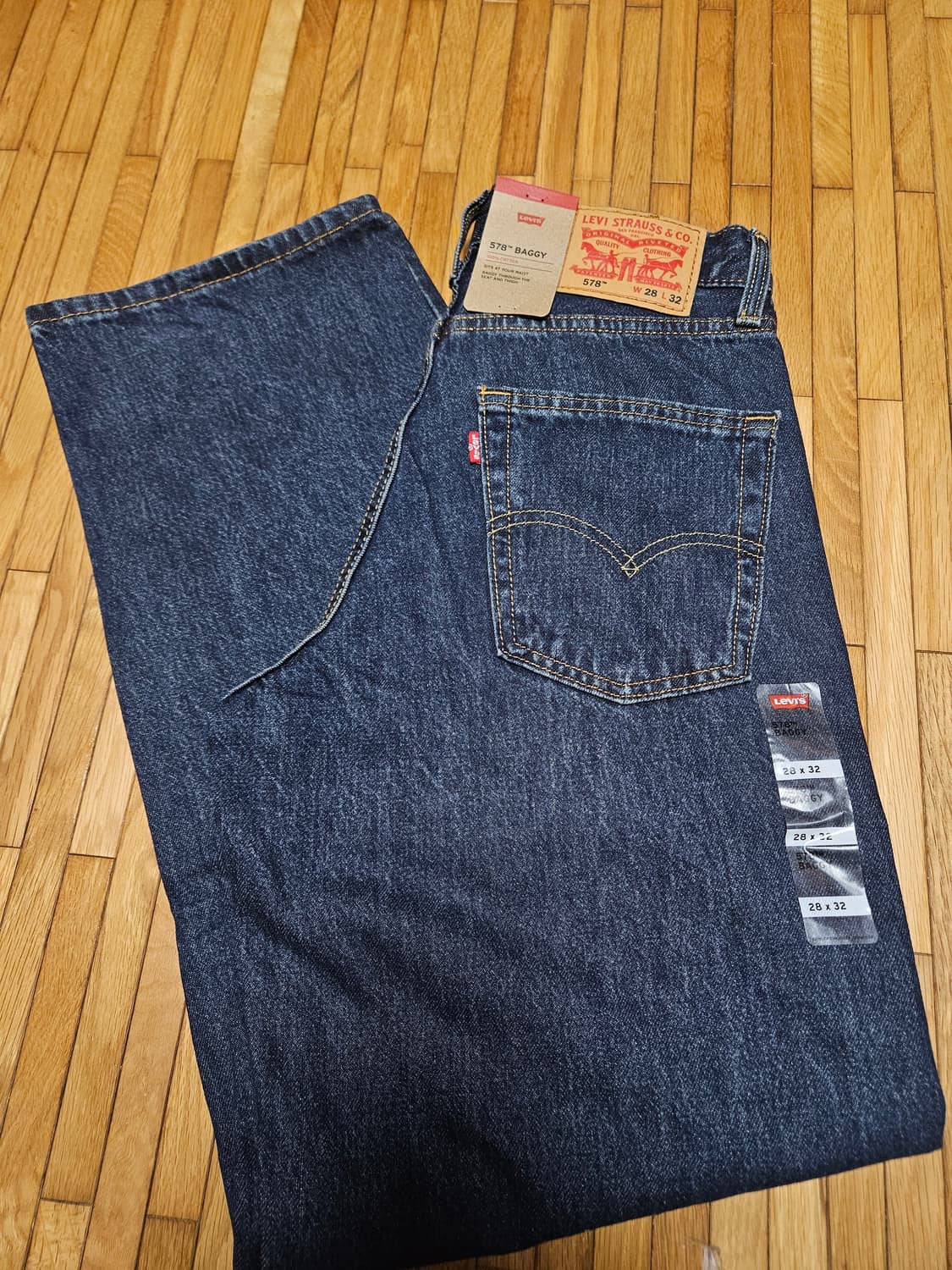 리바이스 578 배기 인디고 28 상품이미지1