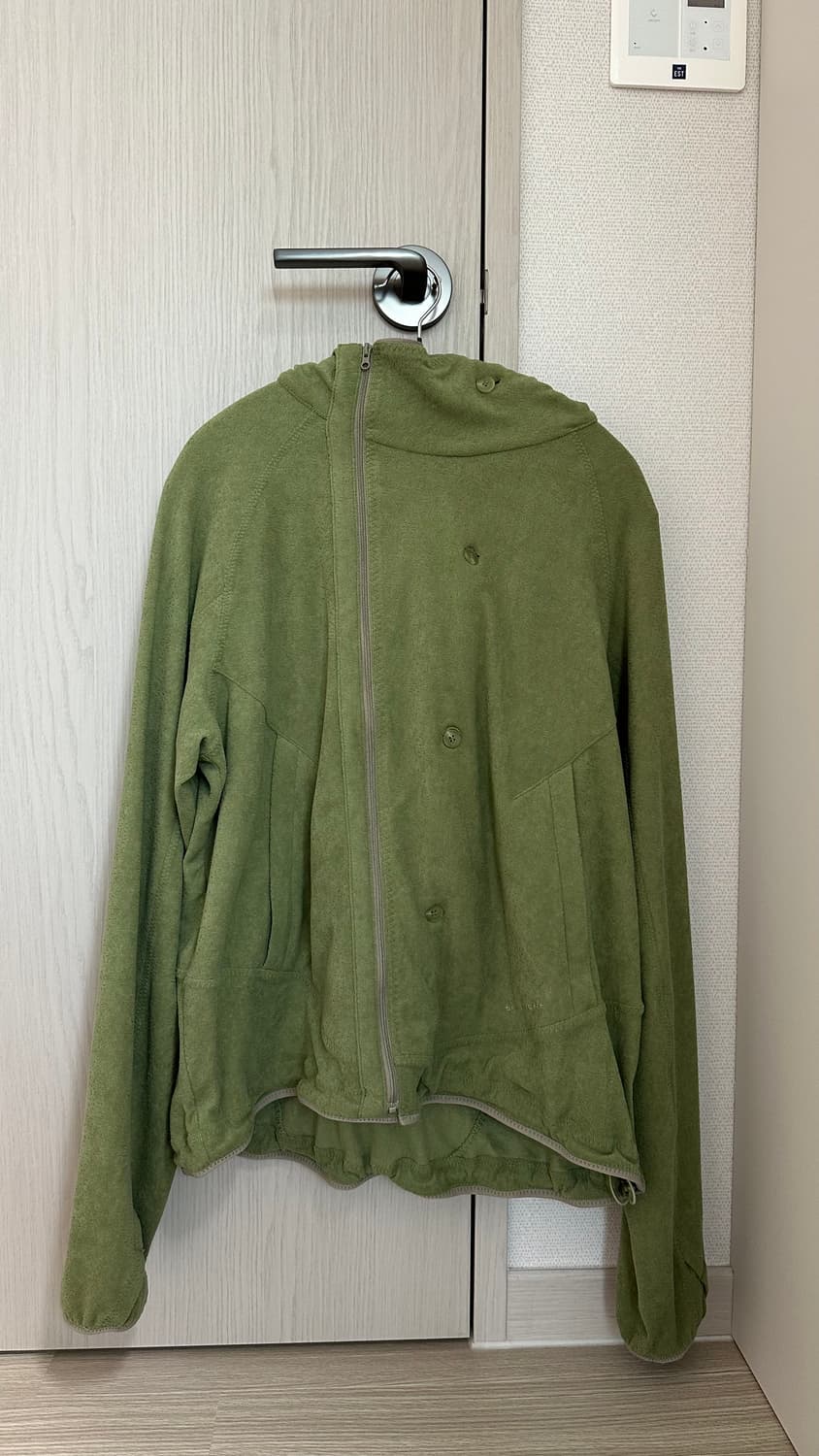 Sansangear button fleece jacket green 2 상품이미지2
