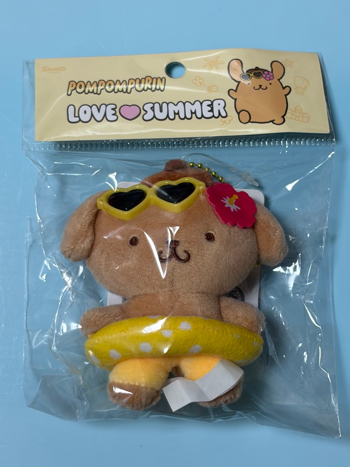 💛태닝 폼폼푸린 키링 올리브영 산리오 인형키링 상품이미지1