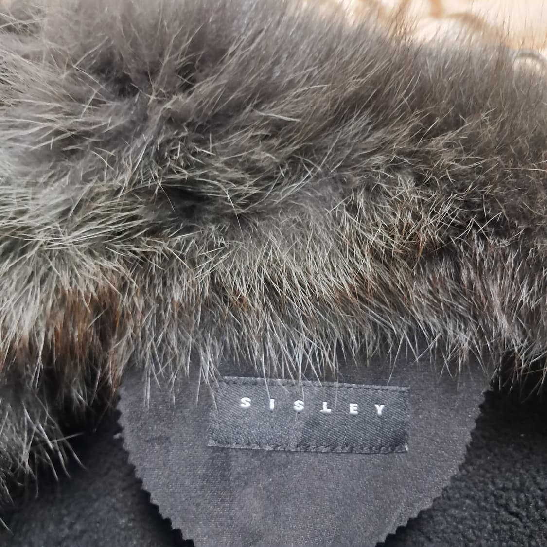 Sisley 시슬리 모피퍼 여우털 무스탕 코트 42(약 55추천) 상품이미지6