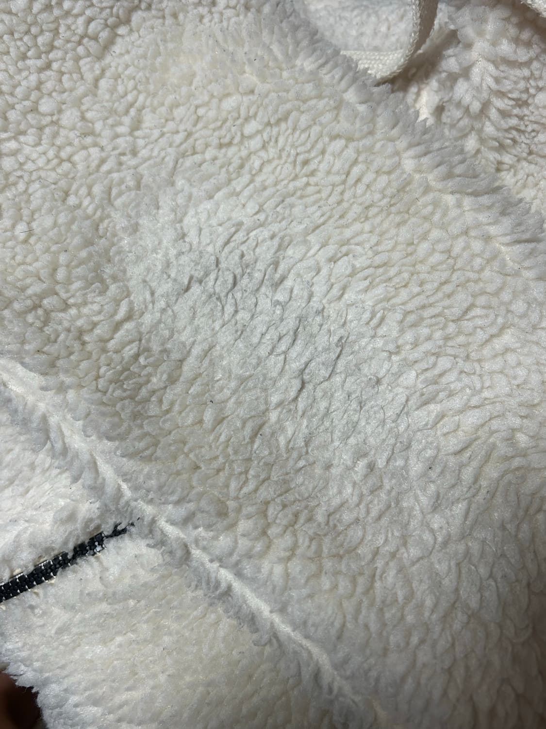 디스커버리 뽀글이 후드집업 아이보리 100 상품이미지6