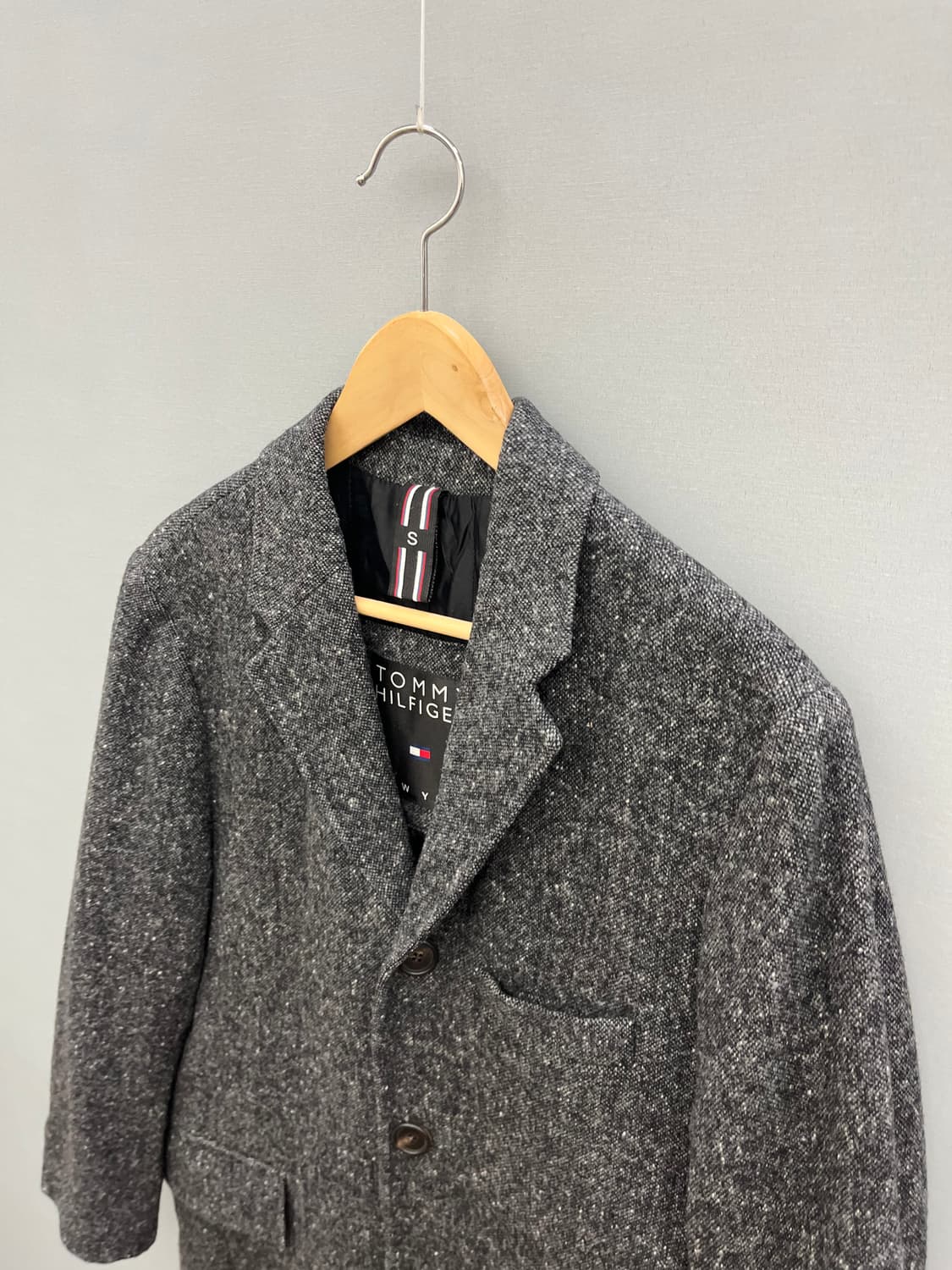 타미힐피거 그레이 모직 코트 상품이미지3