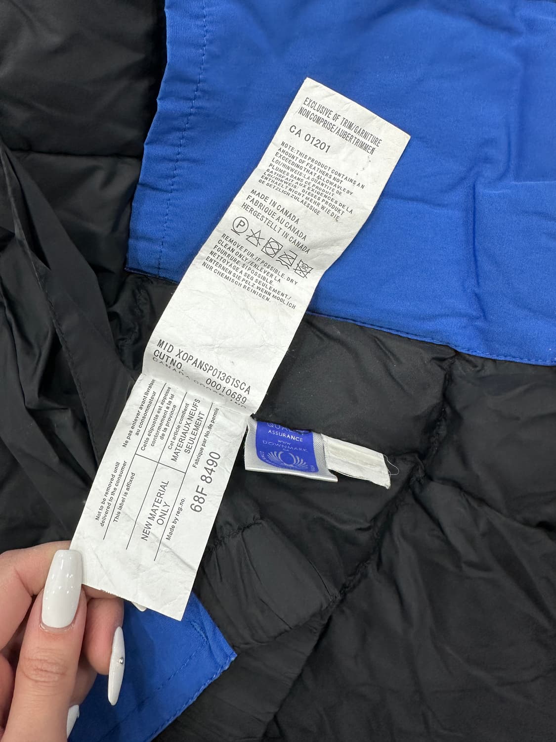 캐나다구스 익스페디션 파카 블루 상품이미지5