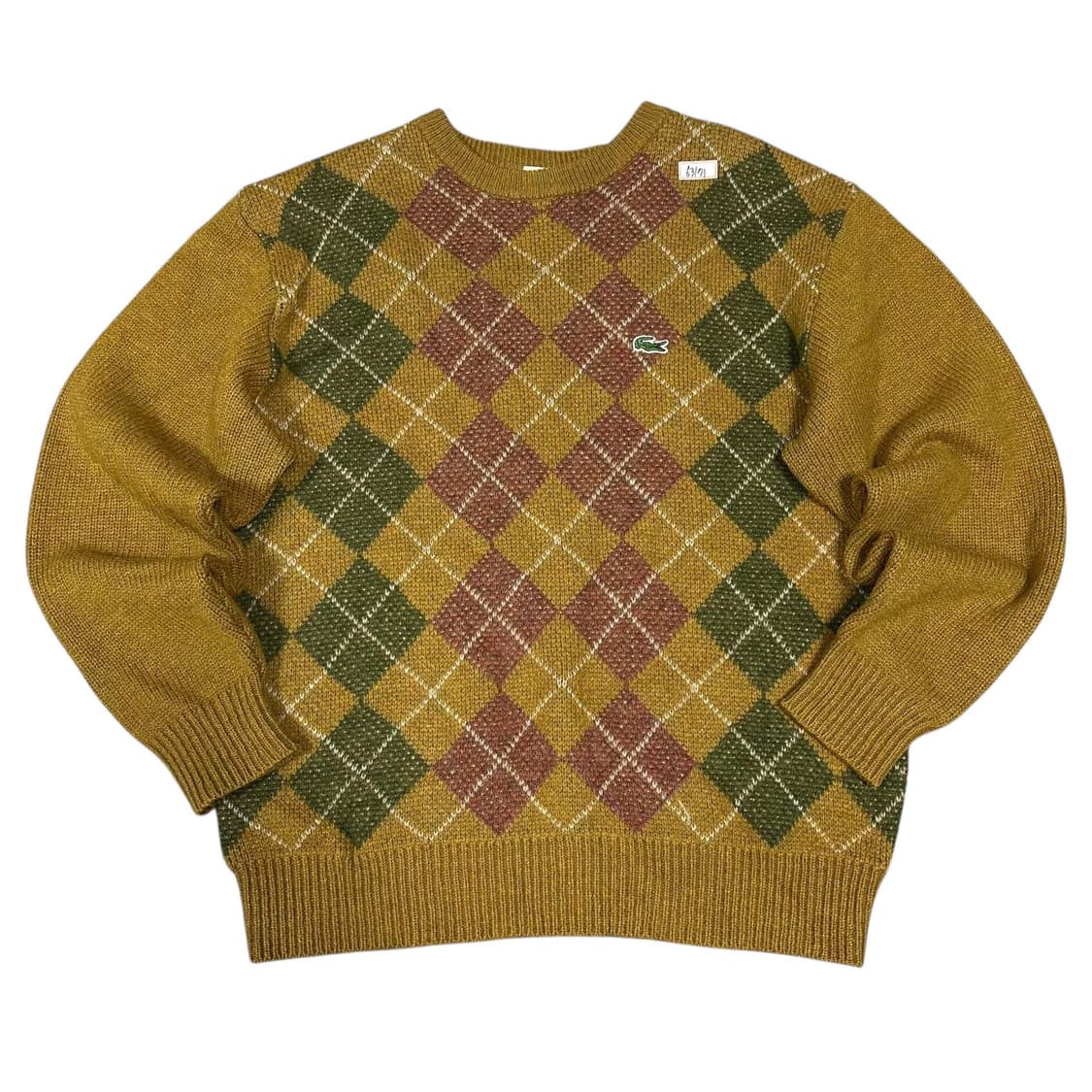 ✨ (바배) 라코스테 울 아가일 니트  상품이미지1