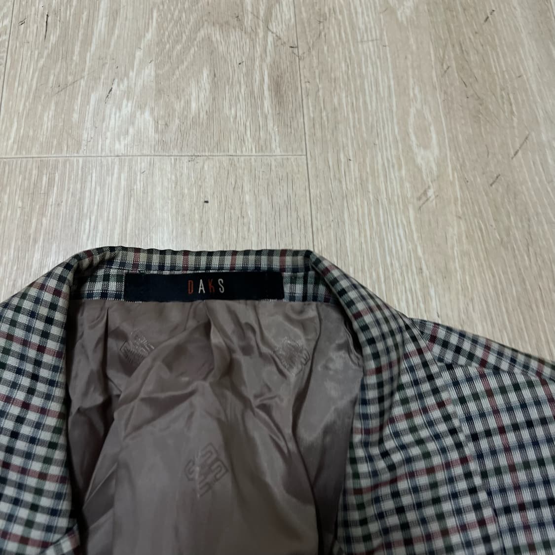 닥스 남성 클래식 체크 정장 자켓 L/100  상품이미지4