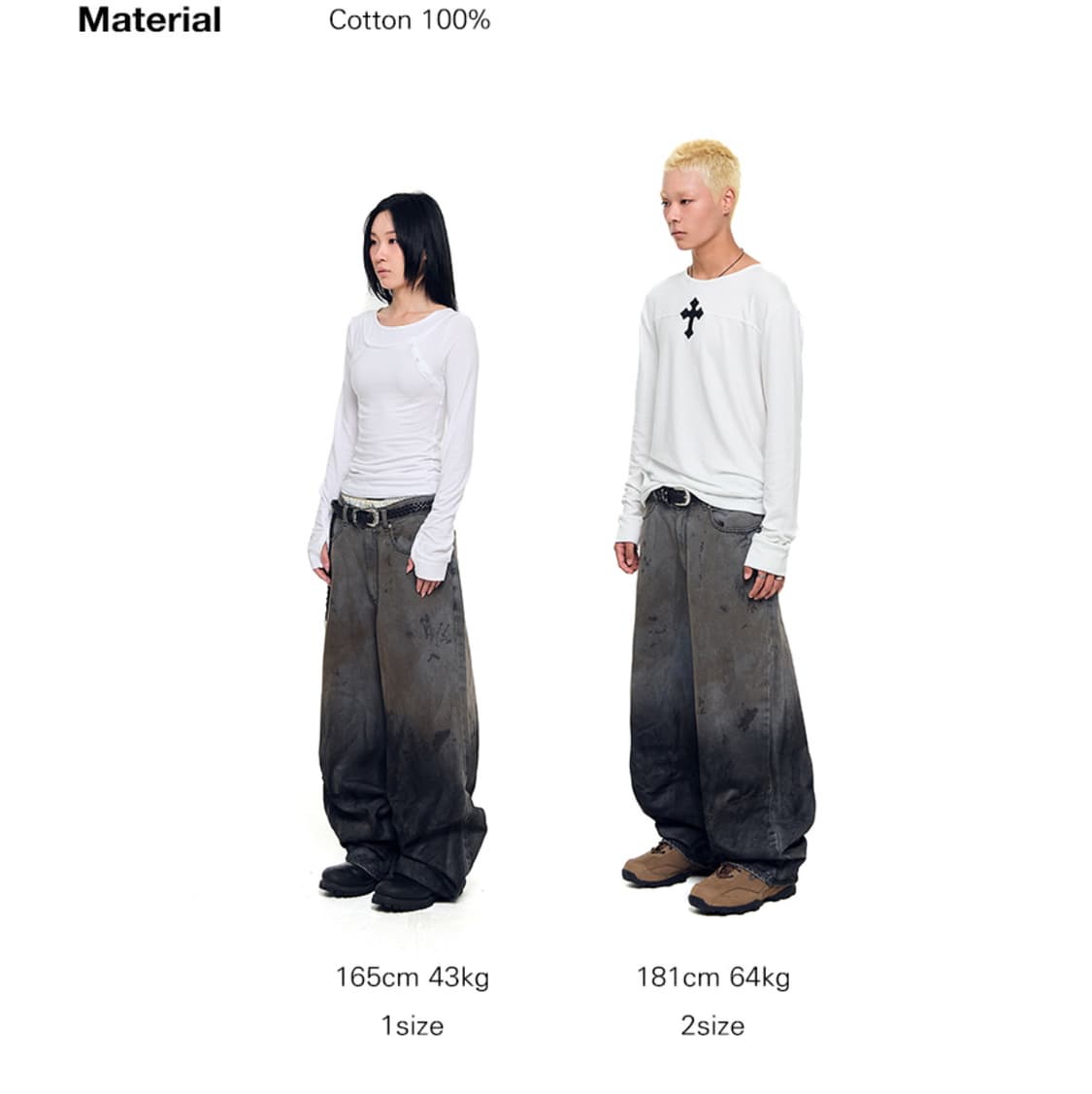 아캄 그라데이션 데님 팬츠 상품이미지3