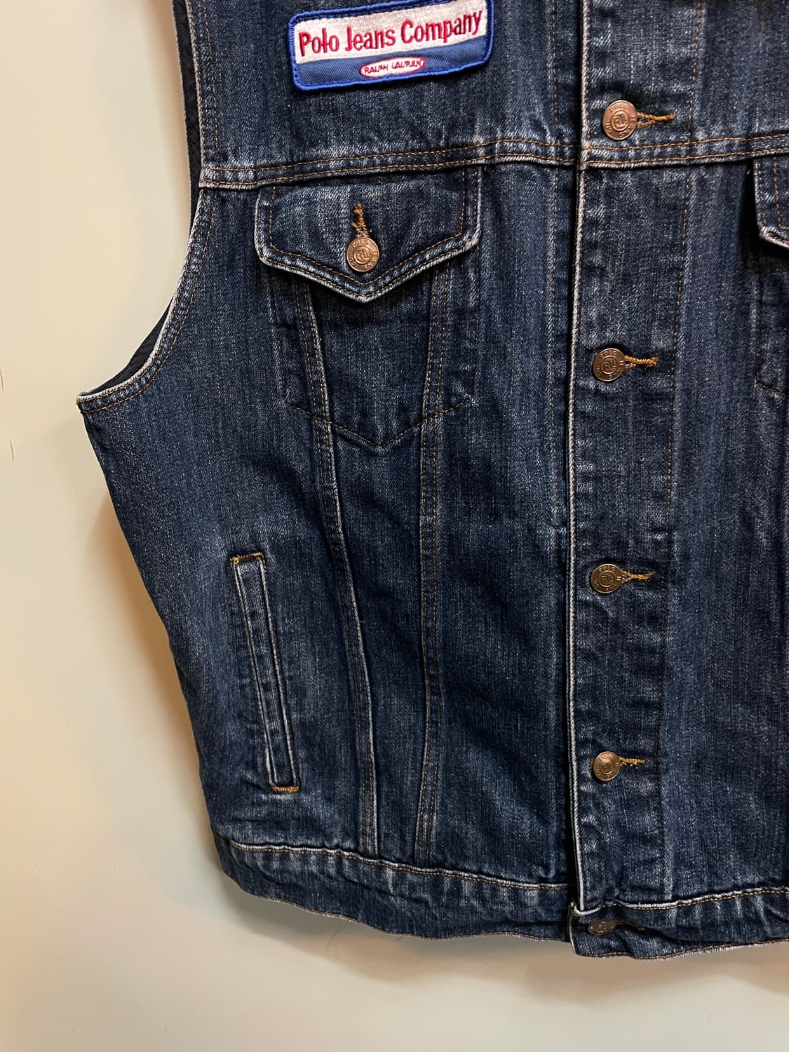 폴로 진스 데님조끼 상품이미지5