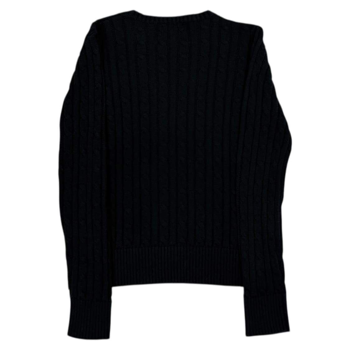 폴로 랄프로렌 여성 케이블 니트 블랙 XL 상품이미지3