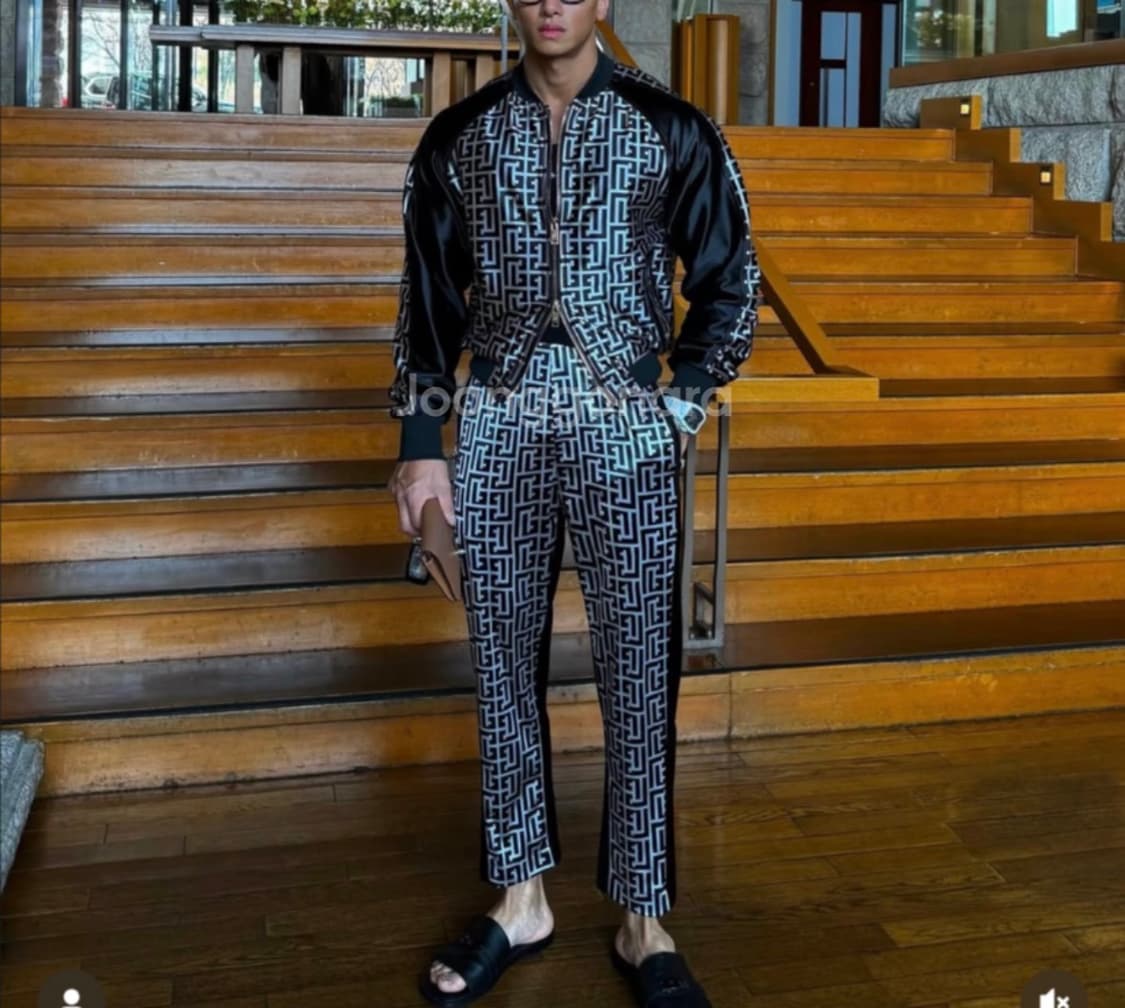 (셋업) 라피나토 볼란테 레오파드 트레이닝 복 셋업 교신O 상품이미지1