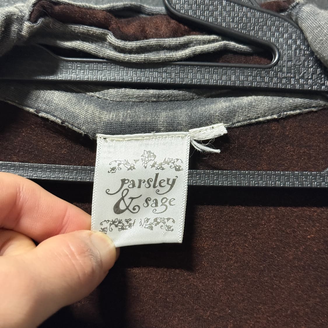 Parsley & Sage 데미지 디테일 그런지 패치워크 셔츠 자켓 상품이미지5