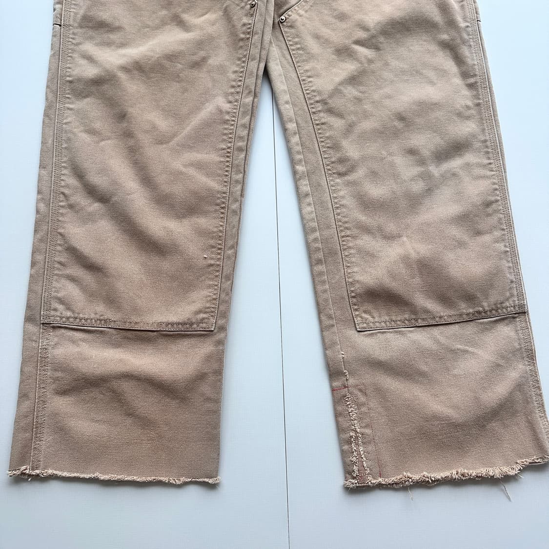 90s 칼하트 더블니 made in usa B136 BRN 상품이미지3