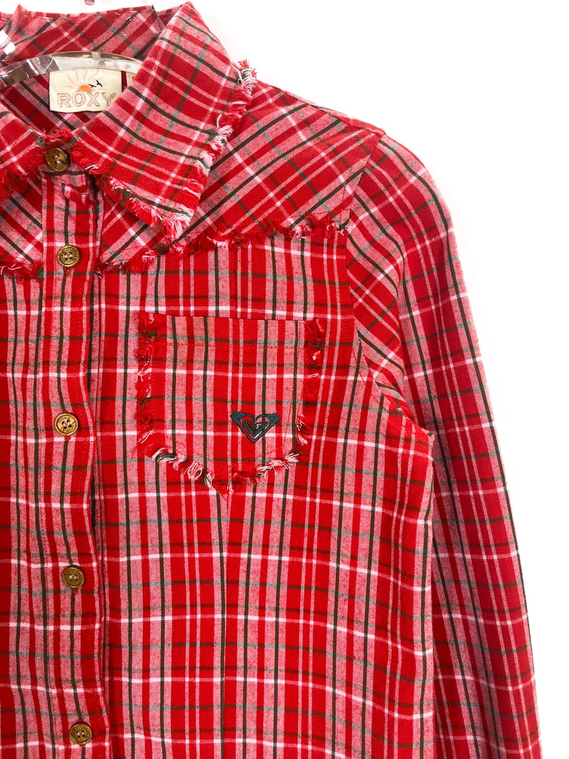 빈티지 프린지 체크 셔츠 상품이미지6