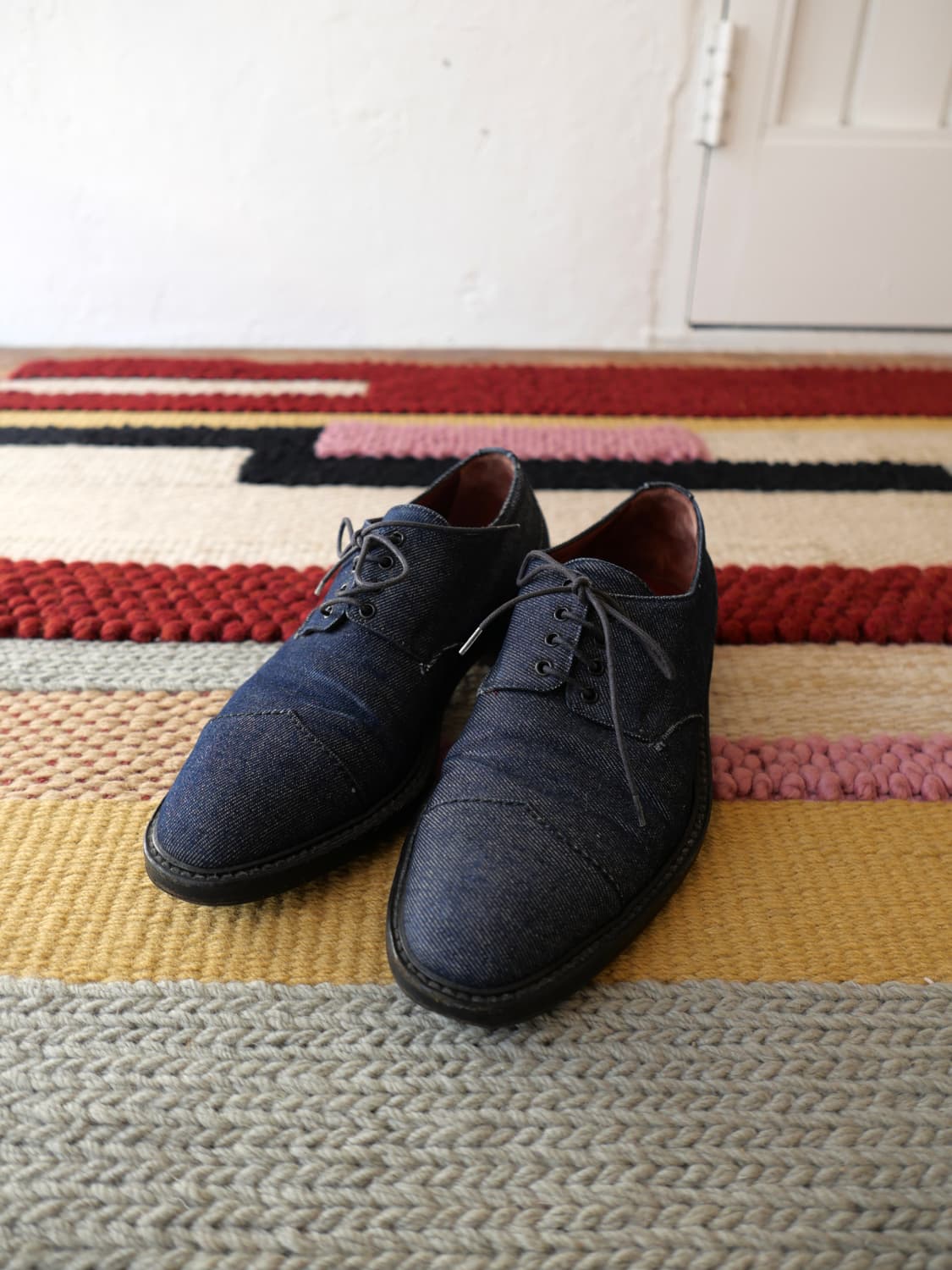 드리스 반 노튼 데님 더비 슈즈 상품이미지2