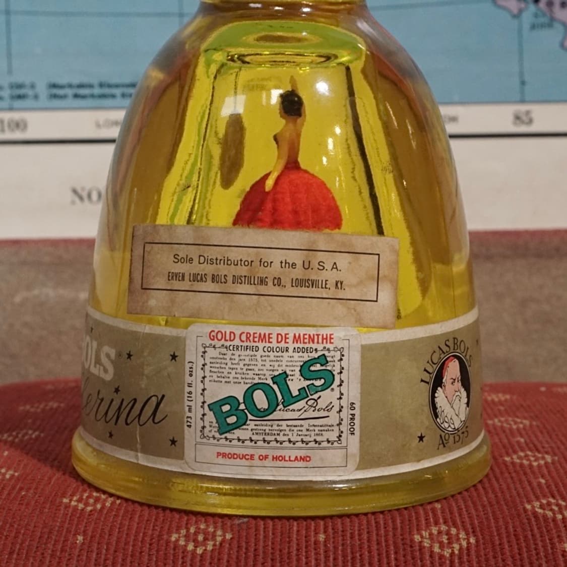 1960년도 Bols 발레리나 오르골 리큐어 상품이미지5