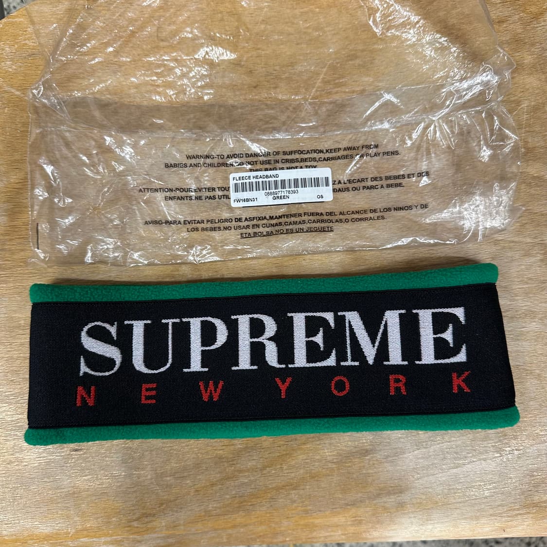 슈프림 플리스 헤어밴드 상품이미지2