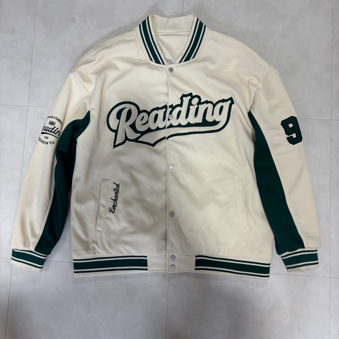 빈티지 오버핏 바시티 자켓 상품이미지2