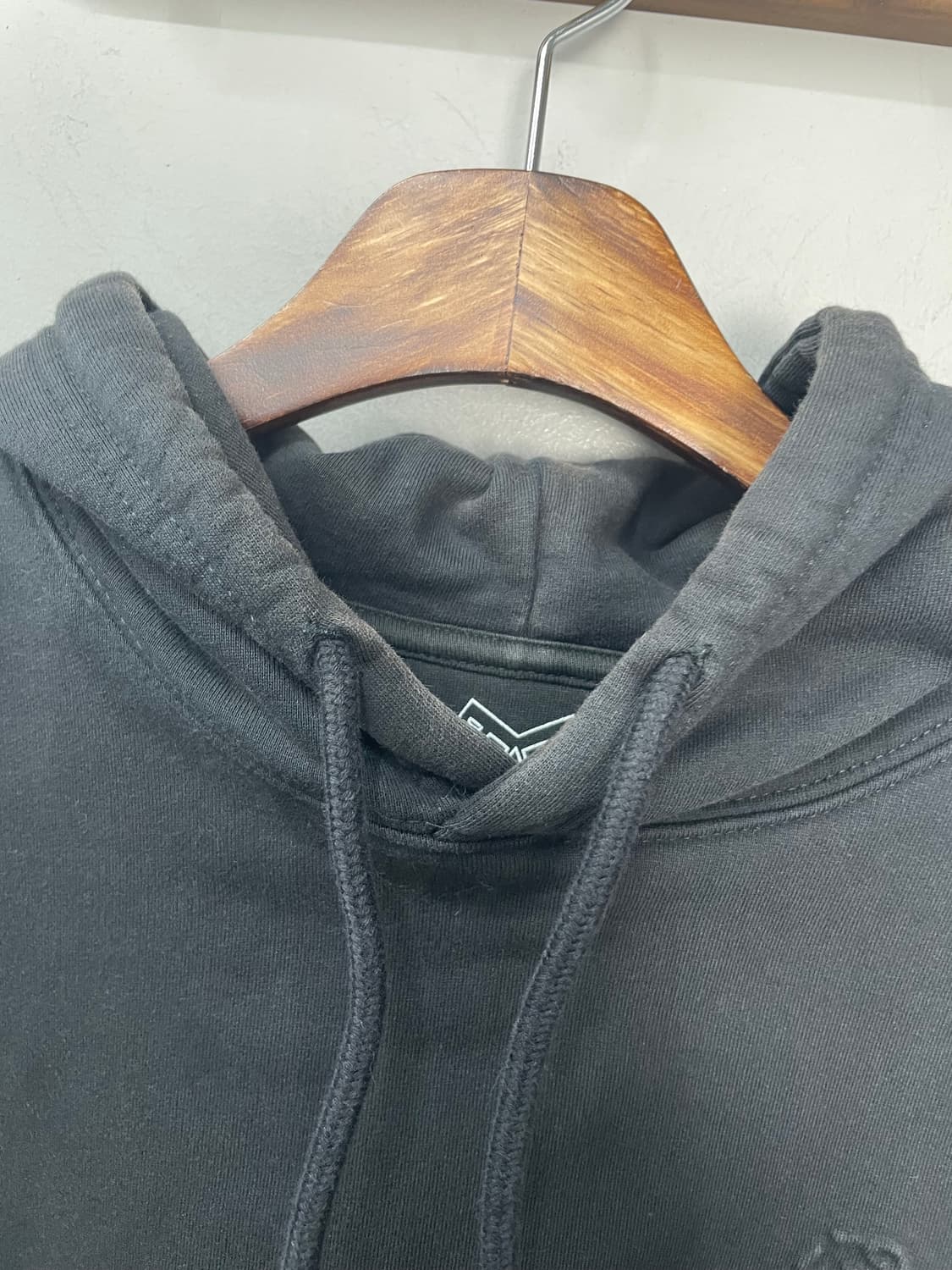 팔라스 빅로고 블랙 후드티 H1179 상품이미지8