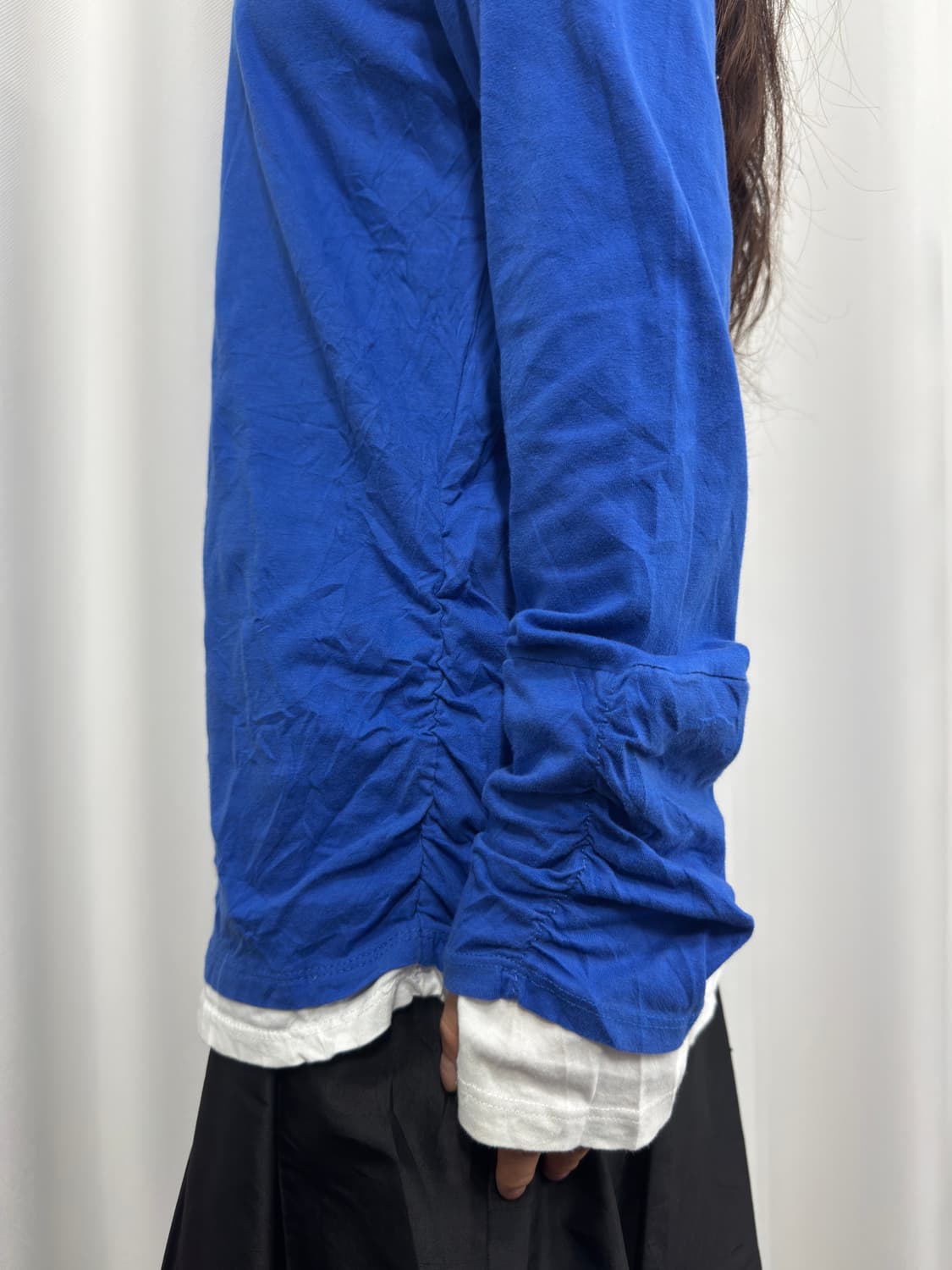 laru layered shirrong longsleeve 상품이미지3