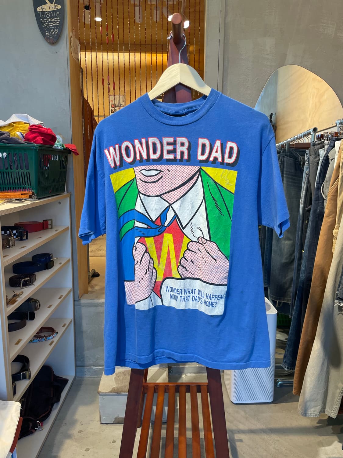 80s Wonder Dad 팝아트 그래픽 티 상품이미지1