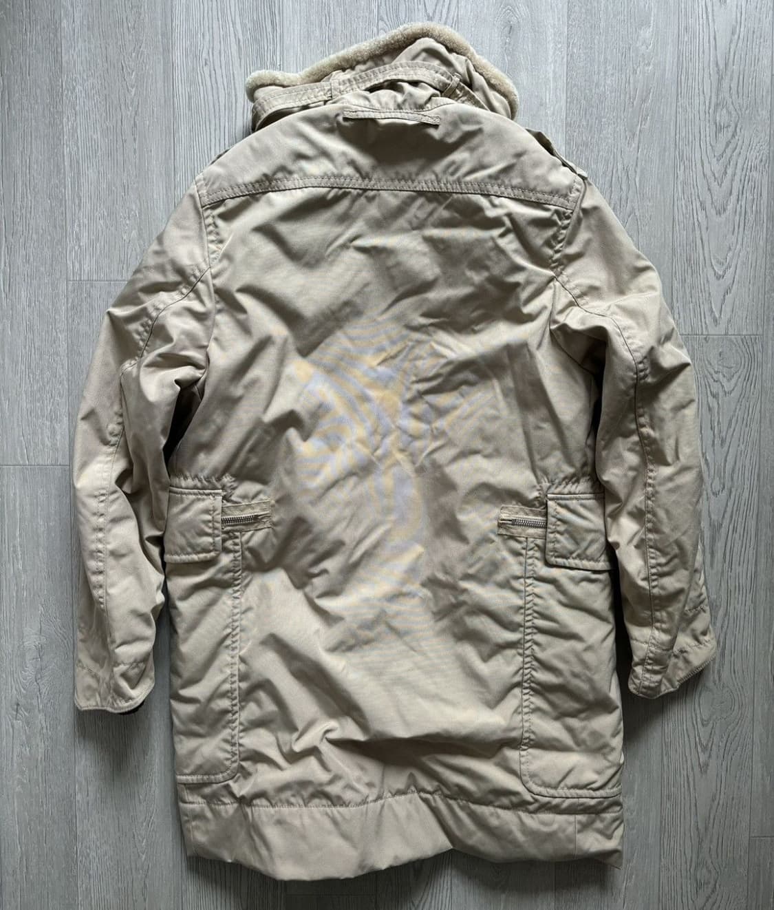 스포츠 프라다 나일론 퍼 카라 코트 상품이미지8