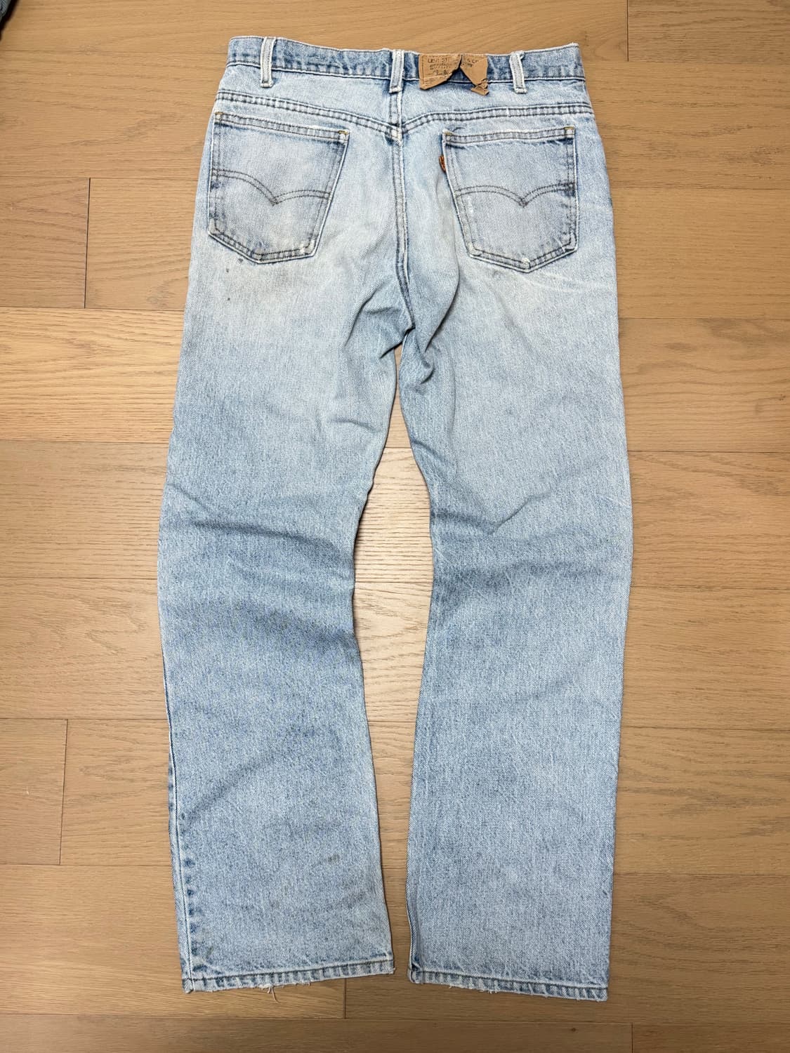 80s 리바이스 517 데님 부츠컷 오렌지탭 상품이미지4