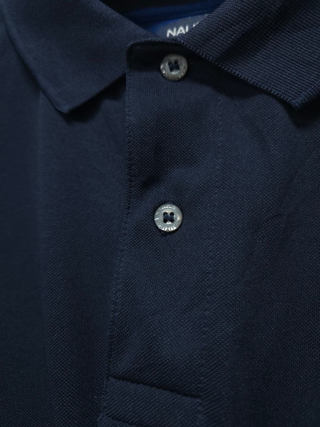 노티카 남성 네이비 기능성 긴팔 카라티 (100~105) 상품이미지5