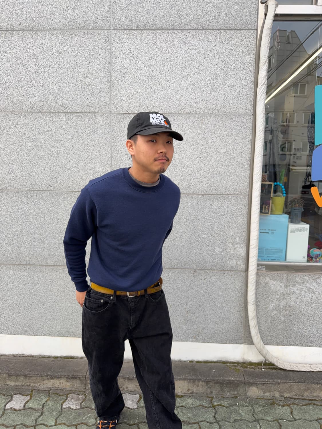 Lee black sweat shirts 상품이미지6