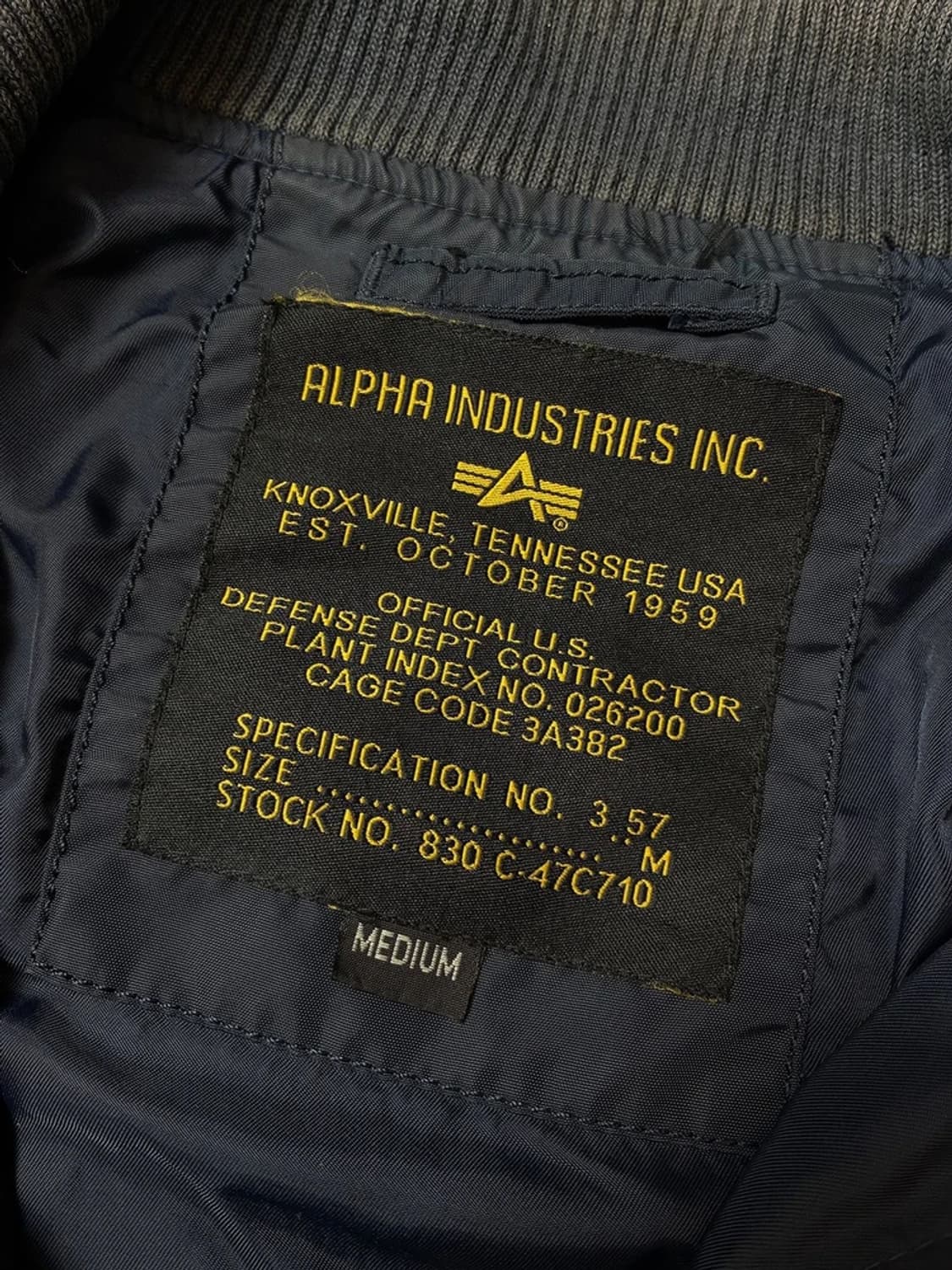 알파인더스트리 MA-1 택티컬 플라이트 자켓 PN9411 상품이미지9