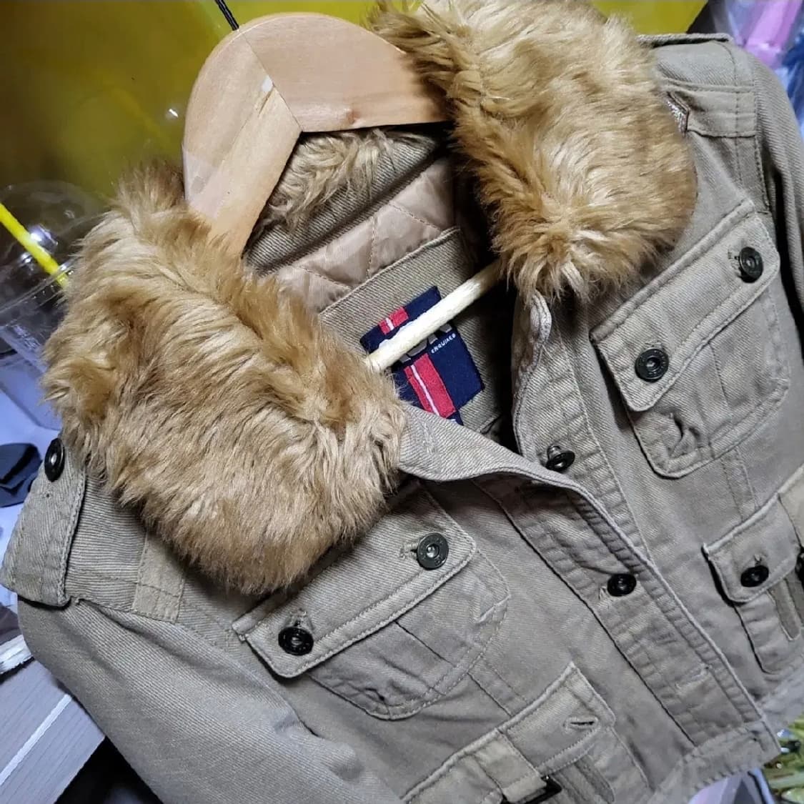 140 ) 빈티지 미디크롭 s   ASK 코듀로이 면100% 자켓 상품이미지1