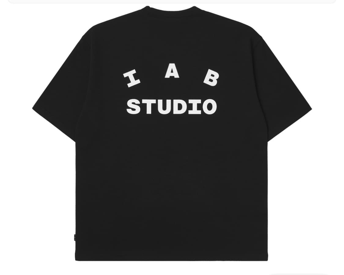 아이앱 스튜디오 티셔츠 블랙 화이트 L, XL 상품이미지1