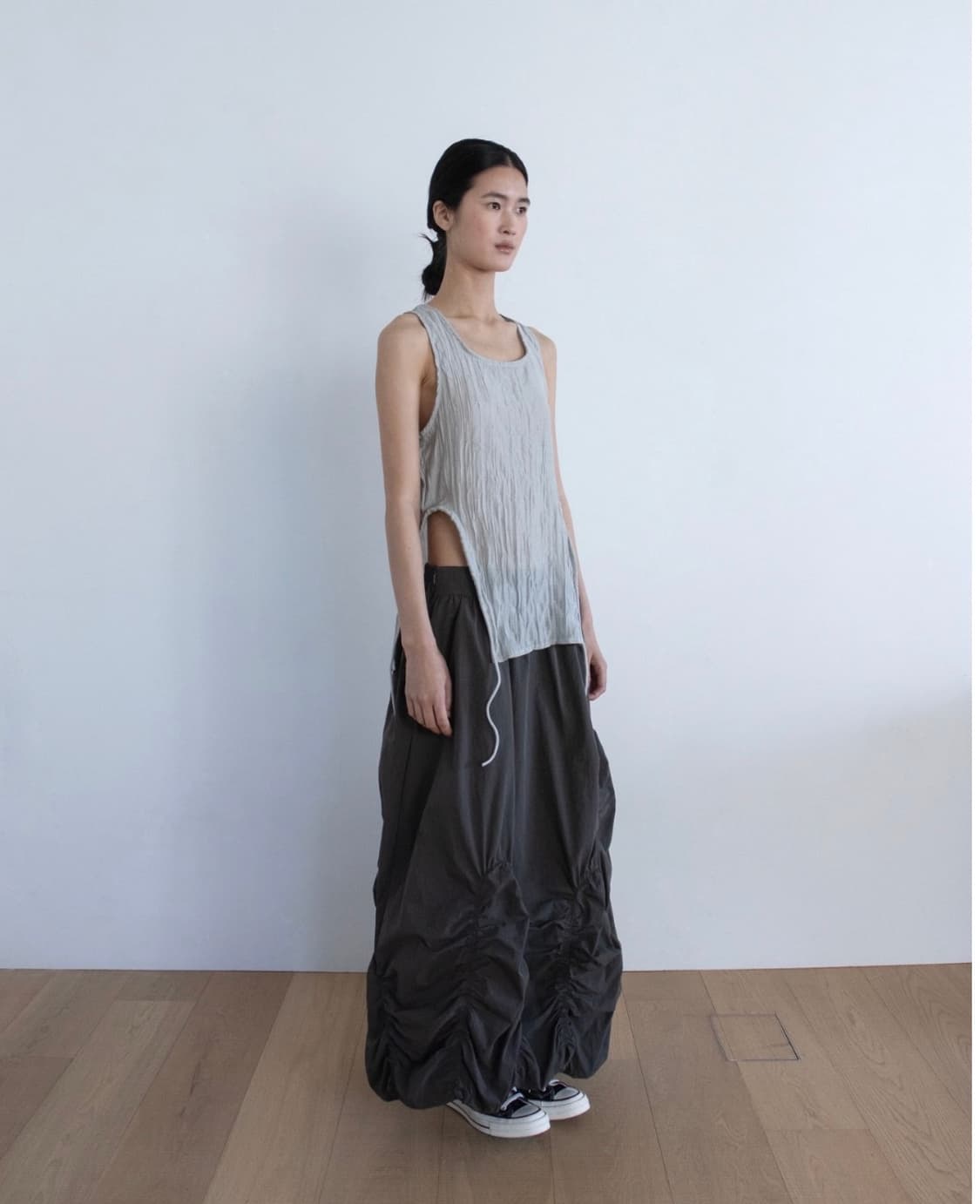 crinkle shirring sleeveless 상품이미지1
