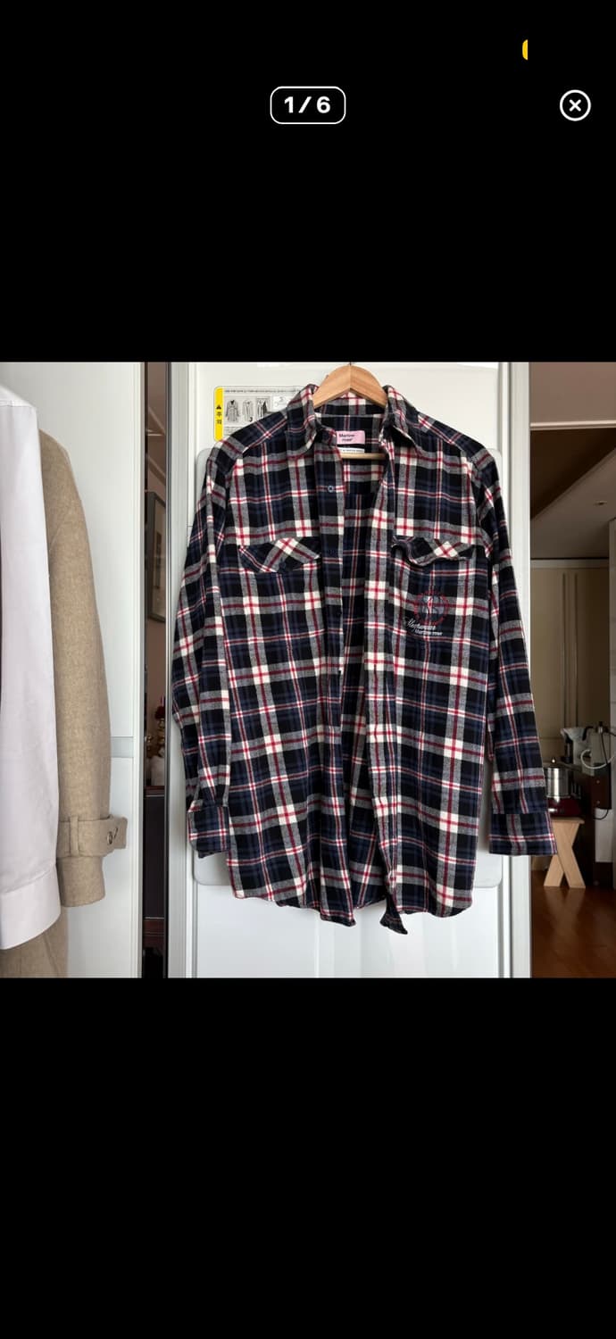 마틴 로즈 셔츠 M 상품이미지2